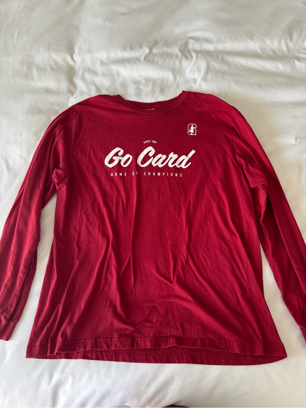 Stanford Go Card Red Long-Sleeve Shirt